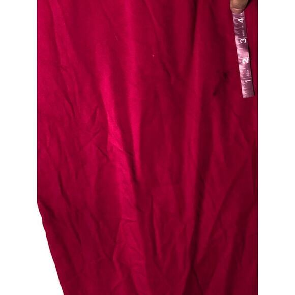 Emilia George Lauren Maternity Dress Off-Shoulder Cocktail Midi Rasberry Pink XS - Picture 6 of 12